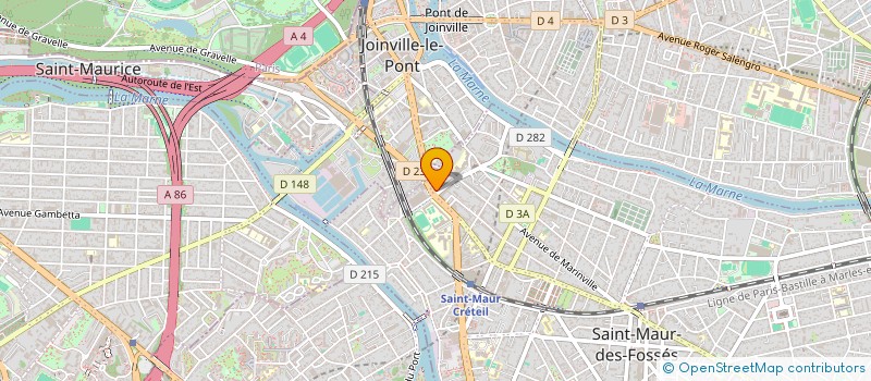 localisation de l'entreprise V D M BAT  SAINT-MAUR-DES-FOSSES