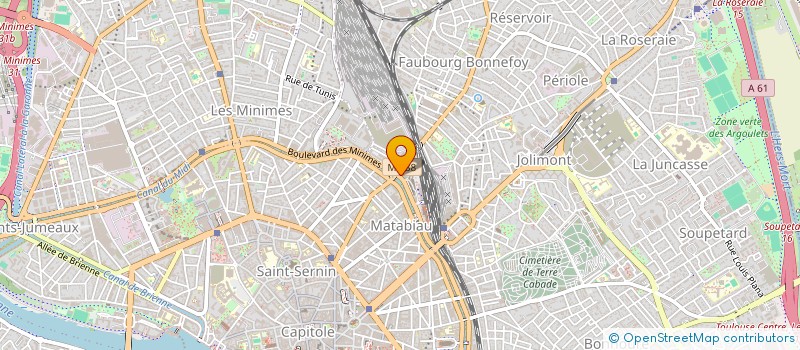 localisation de l'entreprise V.D.P. à TOULOUSE