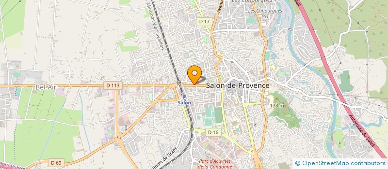 localisation de l'entreprise V&D PRODUCTION à SALON-DE-PROVENCE
