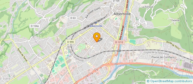 localisation de l'entreprise V.D.R 1.  ALBERTVILLE