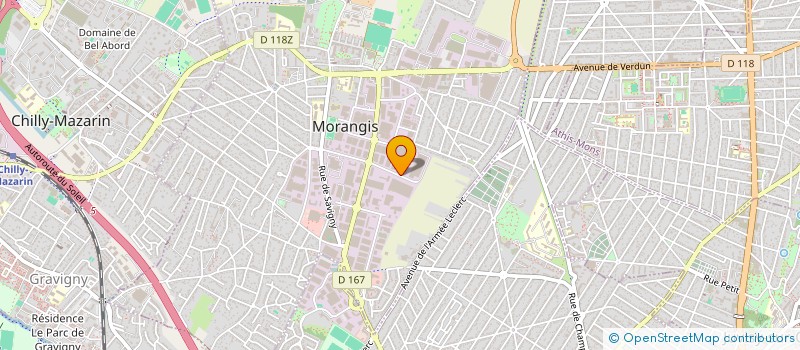localisation de l'entreprise V D S à MORANGIS