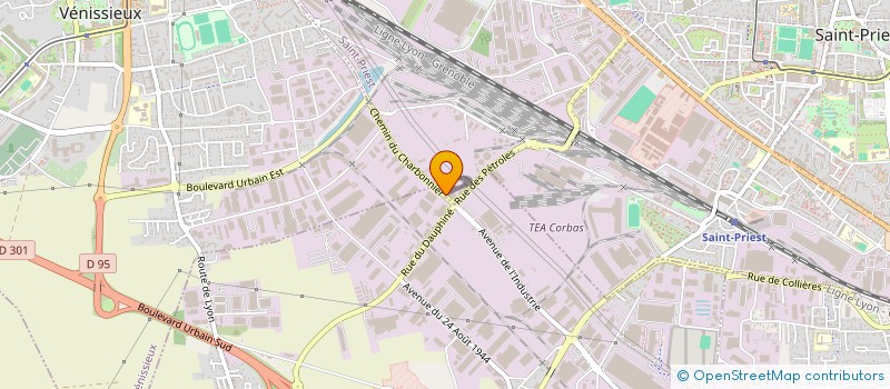 localisation de l'entreprise V.D.V  SAINT-PRIEST