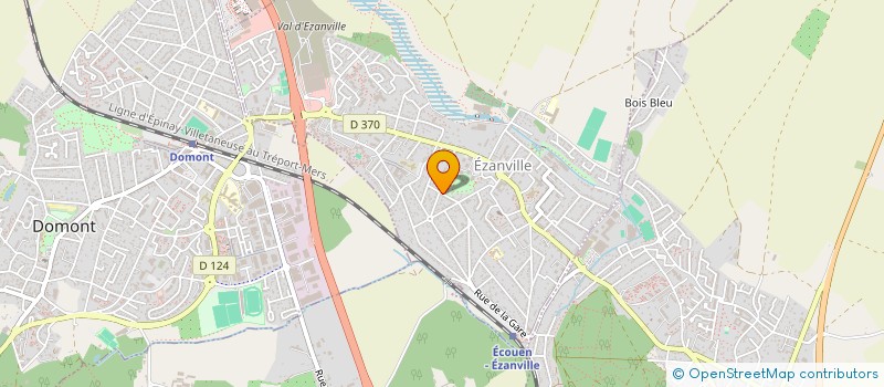 localisation de l'entreprise V.D.W.RECORD  EZANVILLE