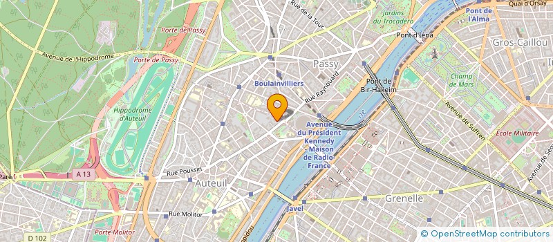 localisation de l'entreprise V.DECO à PARIS