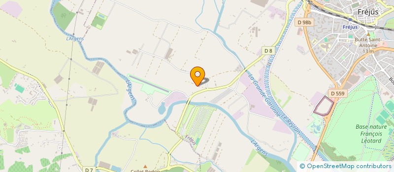 localisation de l'entreprise V-DECO  FREJUS