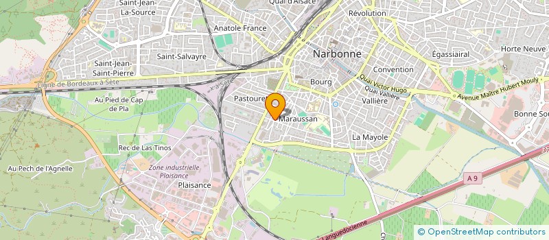 localisation de l'entreprise V.DEWEGH FRERES à NARBONNE