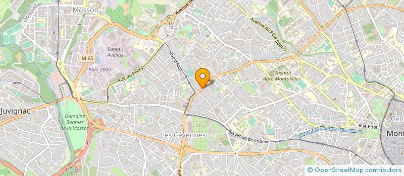 localisation de l'entreprise V DIAGNOSTICS IMMOBILIERS à MONTPELLIER