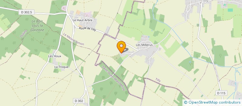localisation de l'entreprise V-DIRECT à TILLY