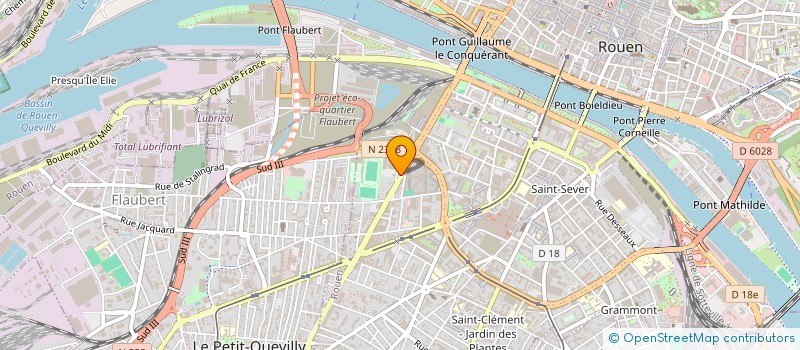 localisation de l'entreprise V.E.C à ROUEN