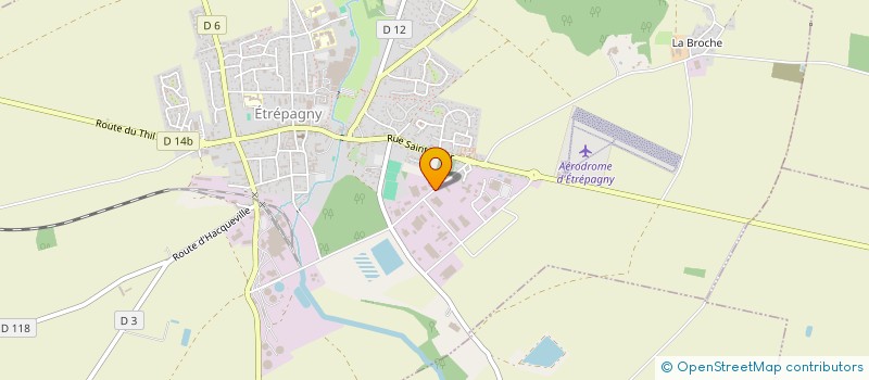 localisation de l'entreprise V.E.D.  ETREPAGNY