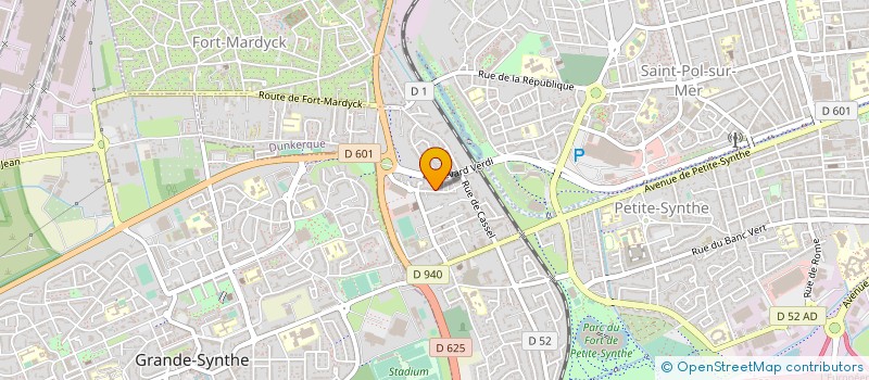 localisation de l'entreprise V.E.DEVELOPPEMENT à DUNKERQUE