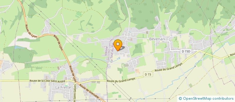 localisation de l'entreprise V.E.P  BEVENAIS