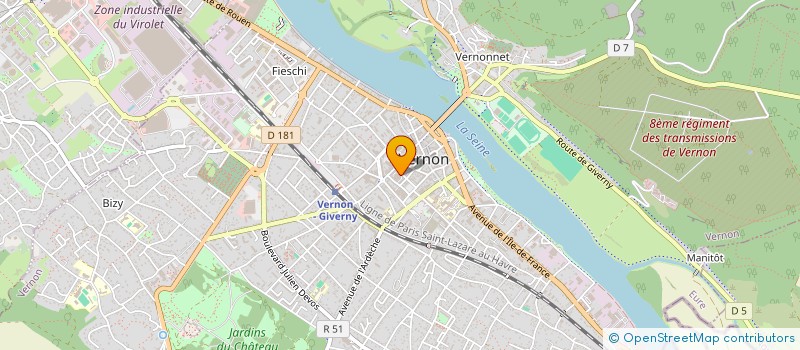 localisation de l'entreprise V. ESPOIR à VERNON