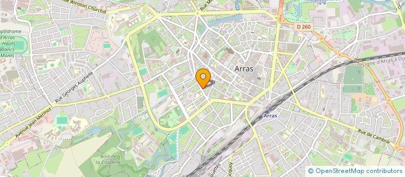 localisation de l'entreprise V ET F à ARRAS