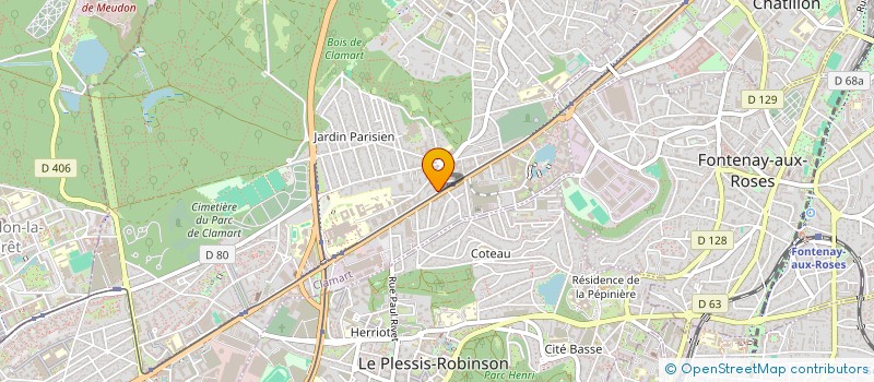 localisation de l'entreprise V ET K  CLAMART