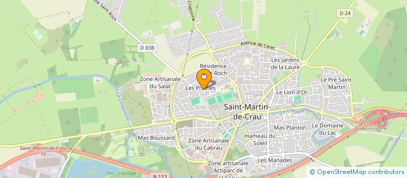 localisation de l'entreprise V ETOILES à SAINT-MARTIN-DE-CRAU