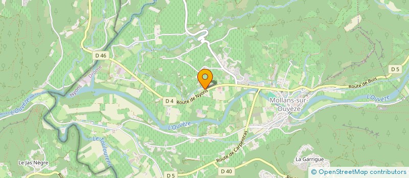 localisation de l'entreprise V F B  MONTAUBAN SUR L'OUVEZE