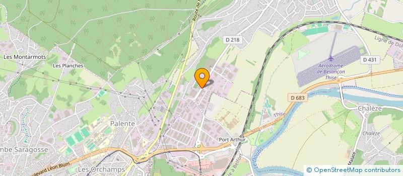 localisation de l'entreprise V F CONFORT  THISE