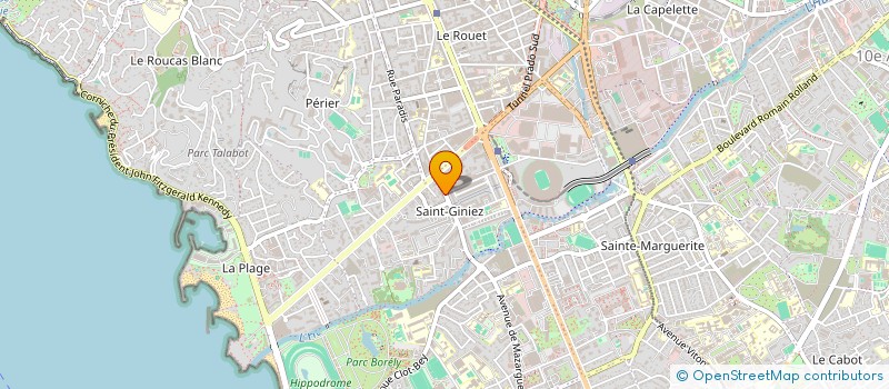 localisation de l'entreprise V.F DIFFUSION LUNE D'ELLE à MARSEILLE
