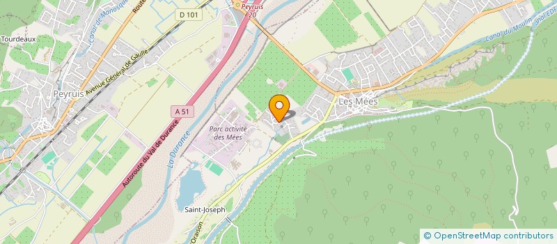 localisation de l'entreprise V F G à LES MEES