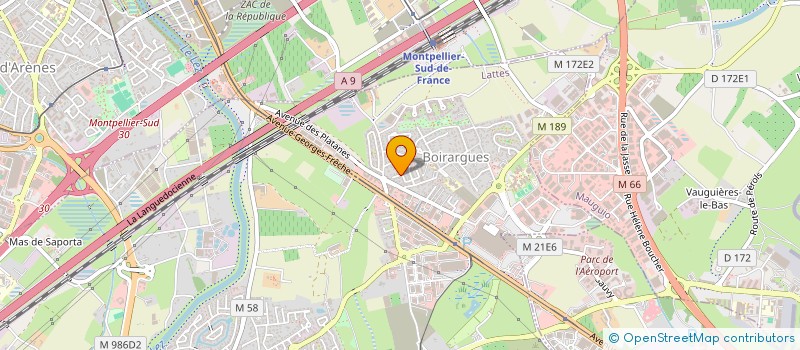 localisation de l'entreprise V F I à LATTES