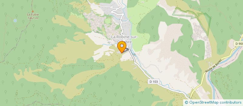 localisation de l'entreprise V&F INVEST  LA ROBINE SUR GALABRE