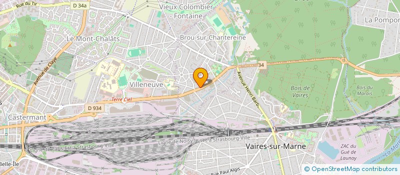 localisation de l'entreprise V F L  BROU-SUR-CHANTEREINE