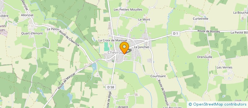 localisation de l'entreprise V.F.N.A  CHEVROUX