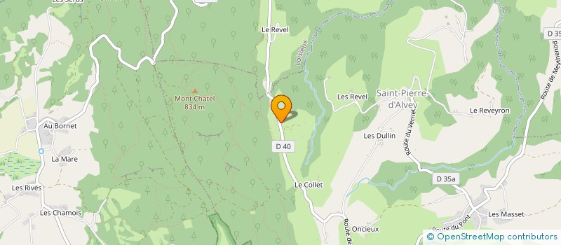 localisation de l'entreprise V-F-P-S  SAINT PIERRE D'ALVEY