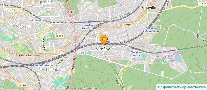 localisation de l'entreprise V.F.R à VIROFLAY
