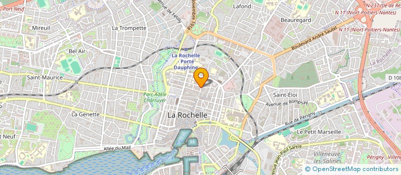 localisation de l'entreprise V&G IMMOBILIER  LA ROCHELLE