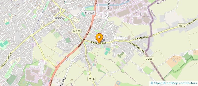 localisation de l'entreprise V.G. IMPRESSIONS  TOUFFLERS