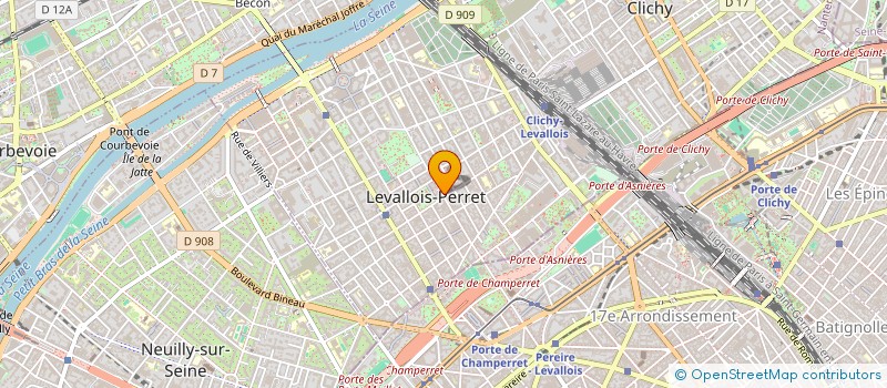 localisation de l'entreprise V&G KITCHEN à LEVALLOIS PERRET