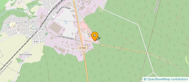 localisation de l'entreprise V.G.L DISTRIBUTION  VILLERS-COTTERETS