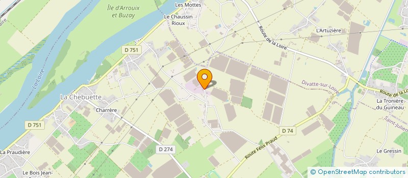 localisation de l'entreprise V.G. LEAF à SAINT-JULIEN-DE-CONCELLES