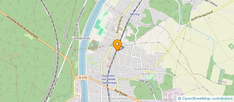 localisation de l'entreprise V.G.M  VULAINES-SUR-SEINE