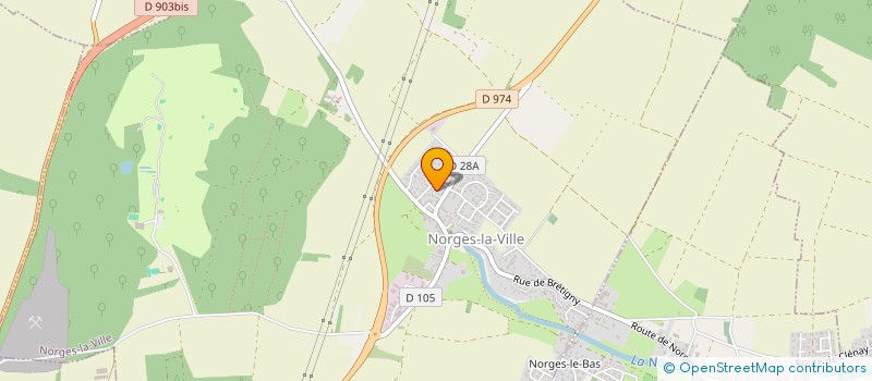 localisation de l'entreprise V.G.M.C.  NORGES-LA-VILLE