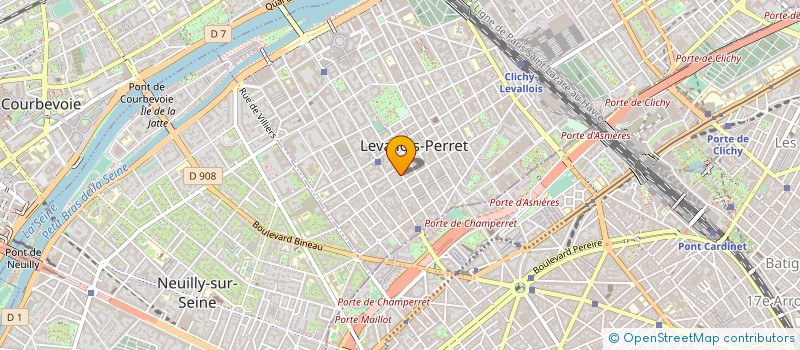 localisation de l'entreprise V.G.M. CONSEIL à LEVALLOIS-PERRET