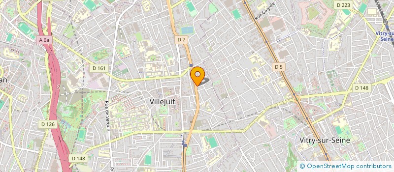 localisation de l'entreprise V G S  VILLEJUIF