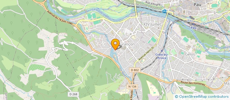 localisation de l'entreprise V-GAS à JURANCON