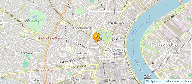 localisation de l'entreprise V.GIBELIN CONSEILS  BORDEAUX