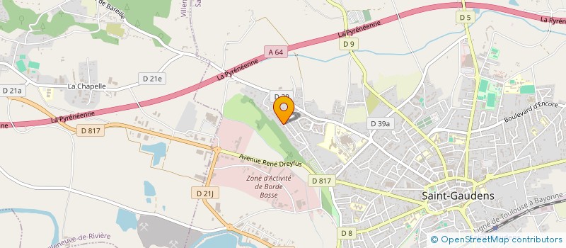 localisation de l'entreprise V.H.71  SAINT-GAUDENS