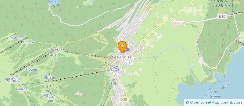 localisation de l'entreprise V H A  LES ANGLES