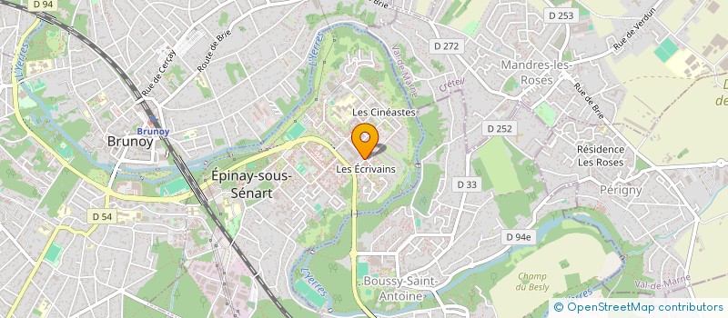 localisation de l'entreprise V H C BATIMENT à EPINAY-SOUS-SENART