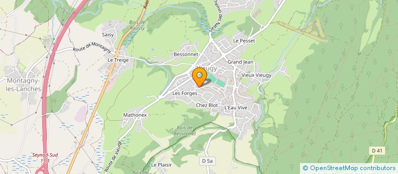 localisation de l'entreprise V.H.L à ANNECY