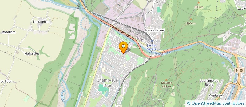 localisation de l'entreprise V.H.N.  CHAMP-SUR-DRAC