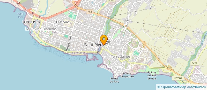localisation de l'entreprise V.H.O.I à SAINT-PIERRE