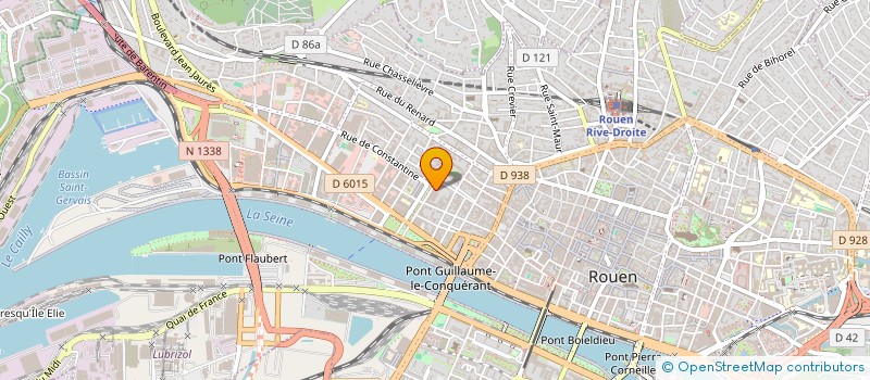 localisation de l'entreprise V&H2 SAS à ROUEN