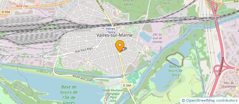 localisation de l'entreprise V'HAIR COIFFURE  VAIRES-SUR-MARNE