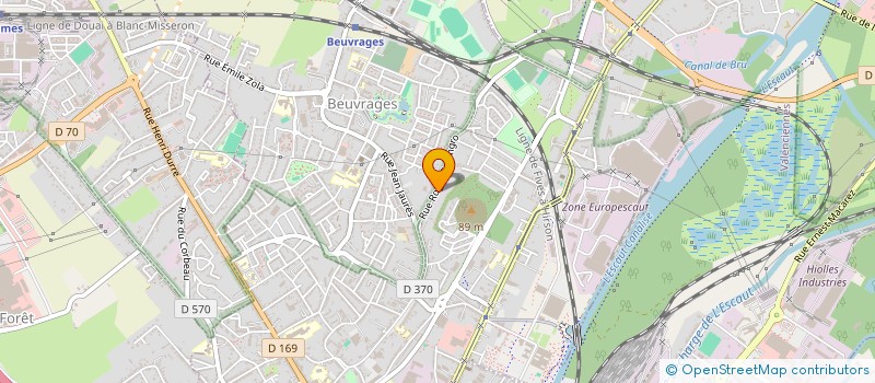 localisation de l'entreprise V HDF  ANZIN